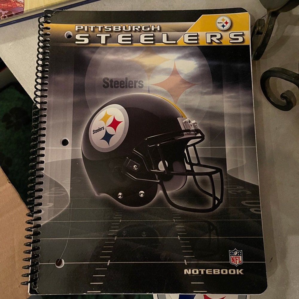Pittsburgh Steelers 5 piece School Notebooks,  Pencil and Sticker Set - Picture 7 of 8